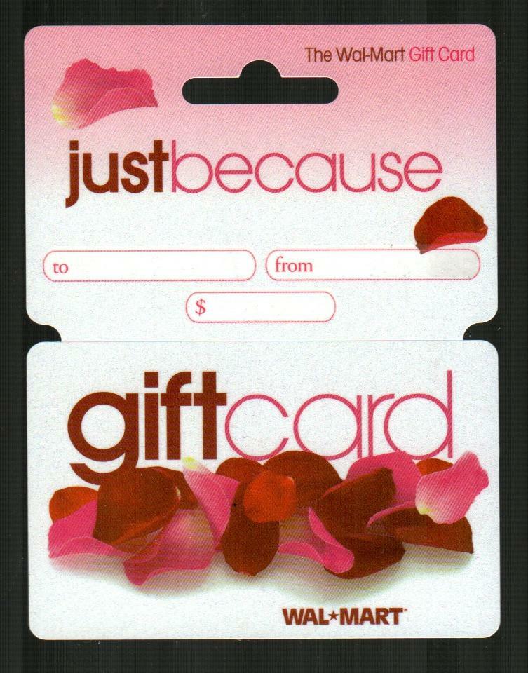 WALMART Rose Petals ( 2003 ) Gift Card ( $0 )