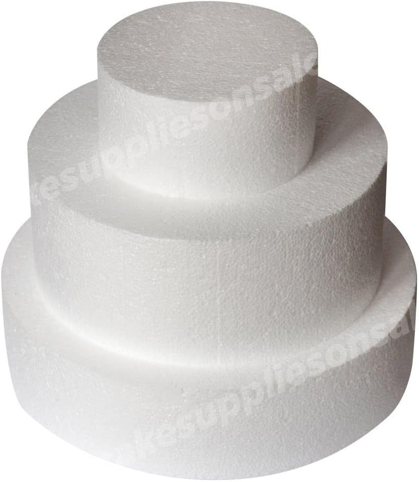 6" round Cake Dummy 6" High