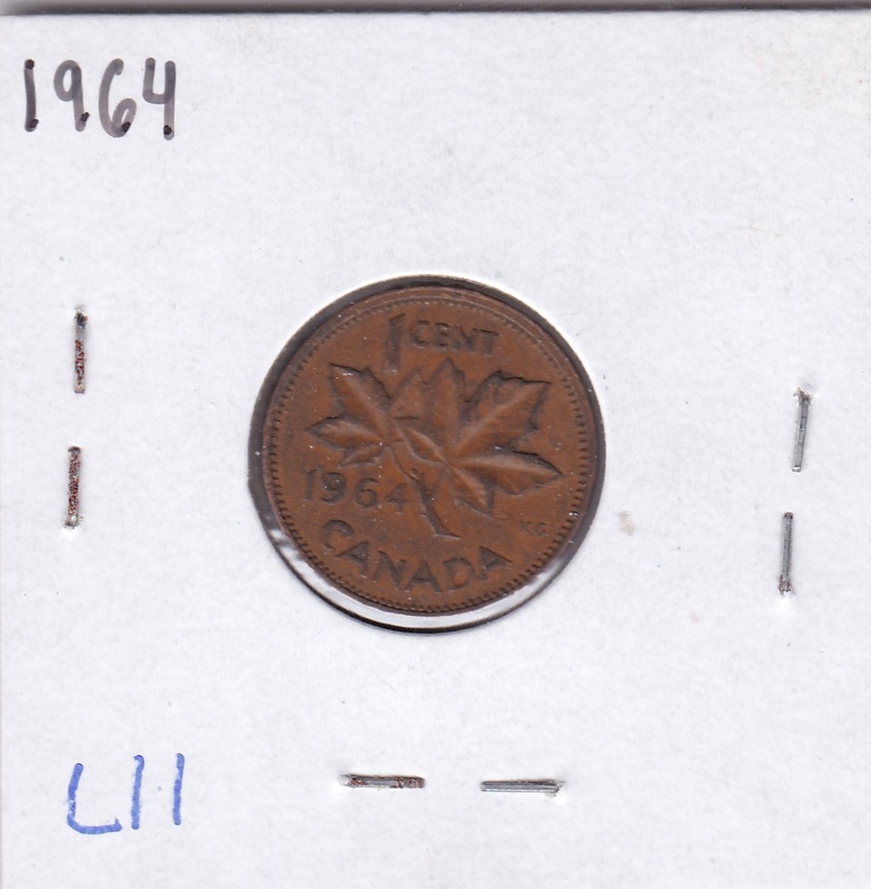 1964 Canada Cent L11