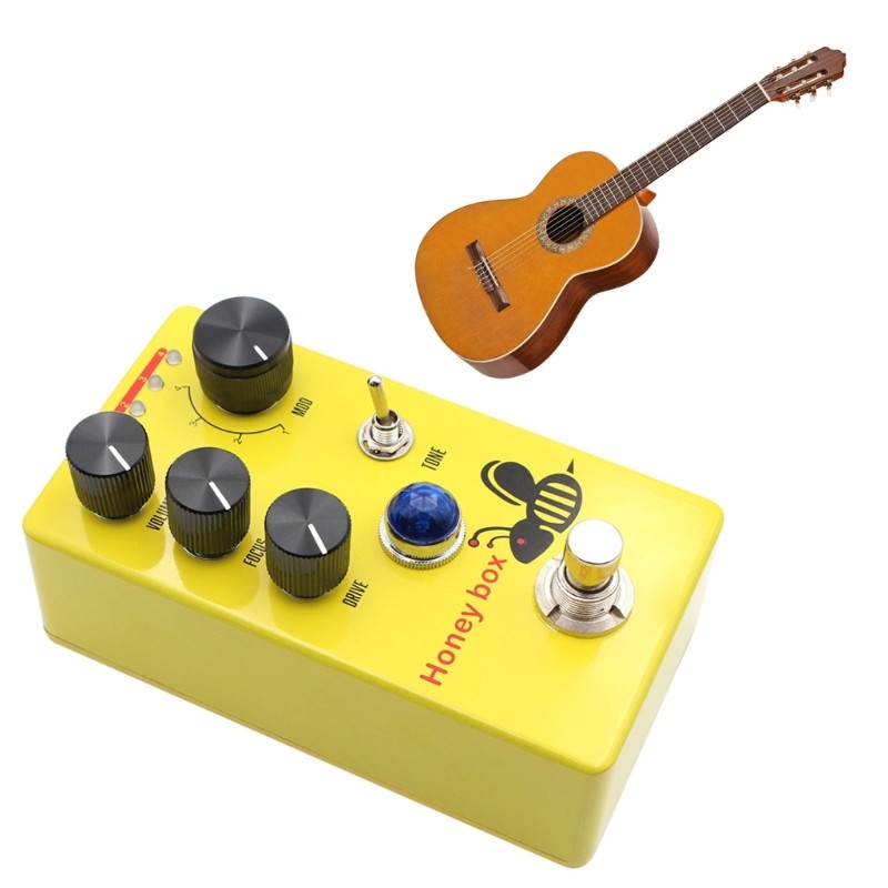 Electric Guitar Effects Processor Distortion Reverbs Functionality Compacts