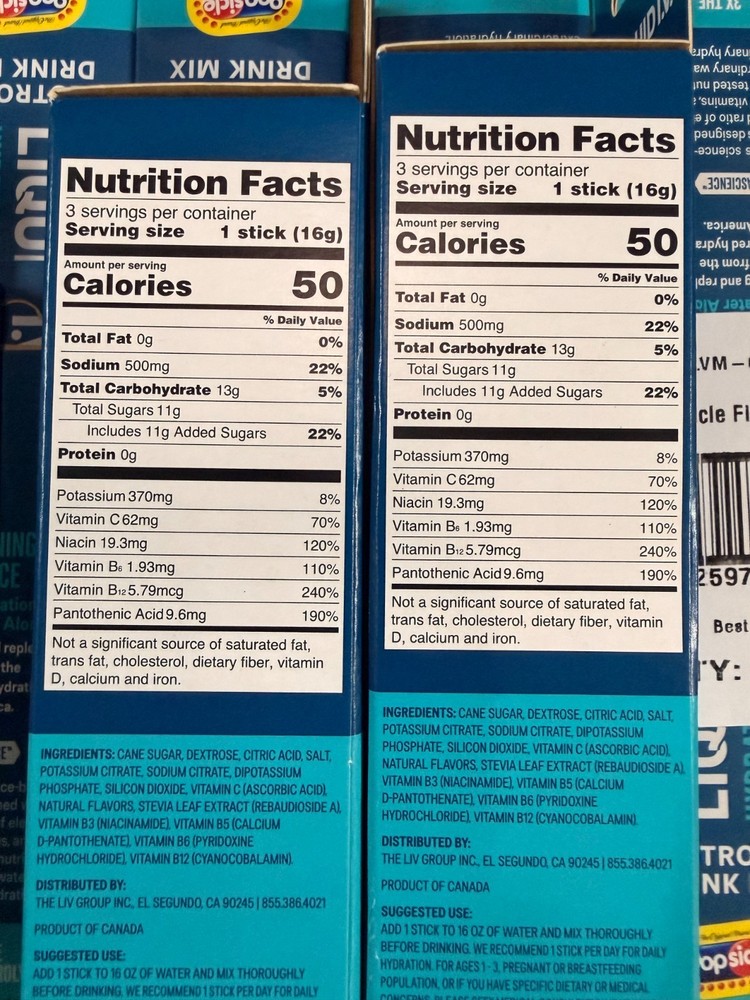 144 Packs Liquid IV Firecracker Popsicle Hydration Multiplier Electrolytes 03/27