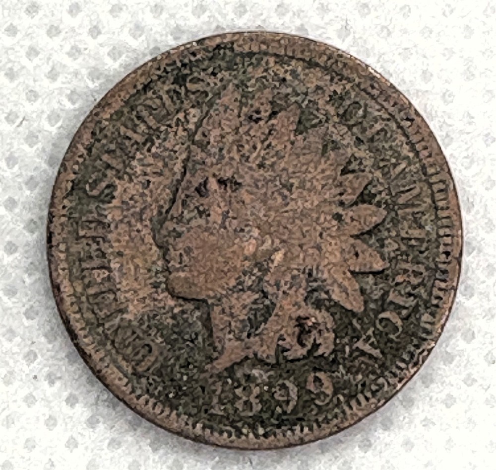 1899 US Indian head penny