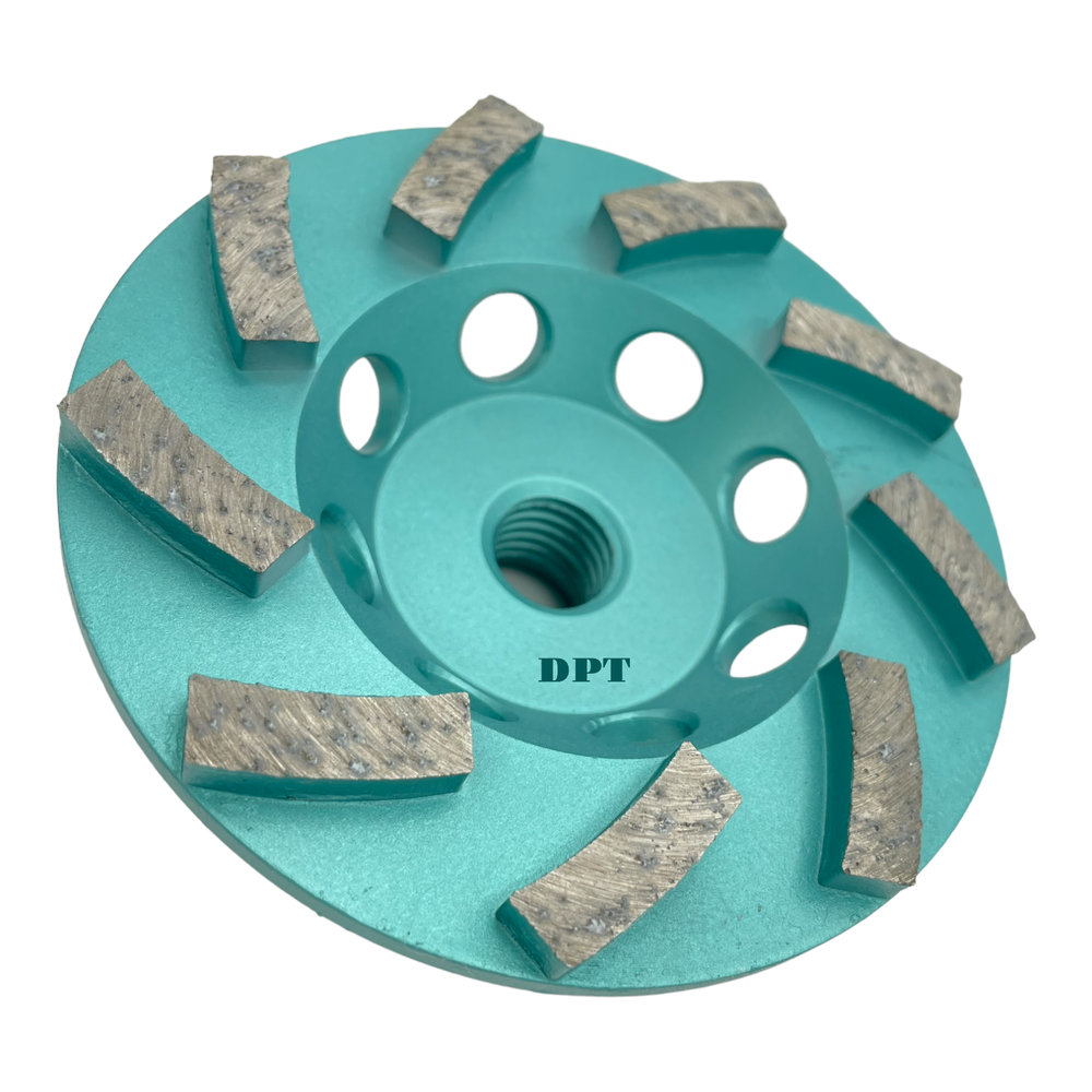 2 PACK 4-1/2" Diamond Cup Wheels for Concrete Angle Grinders 5/8"-11 Thread
