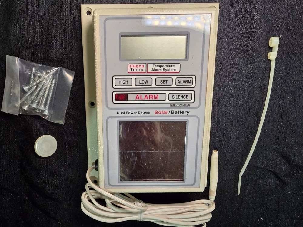 MICROTEMP ELECTRONICS ST-1 Solar Temp Alarm System (NOS)