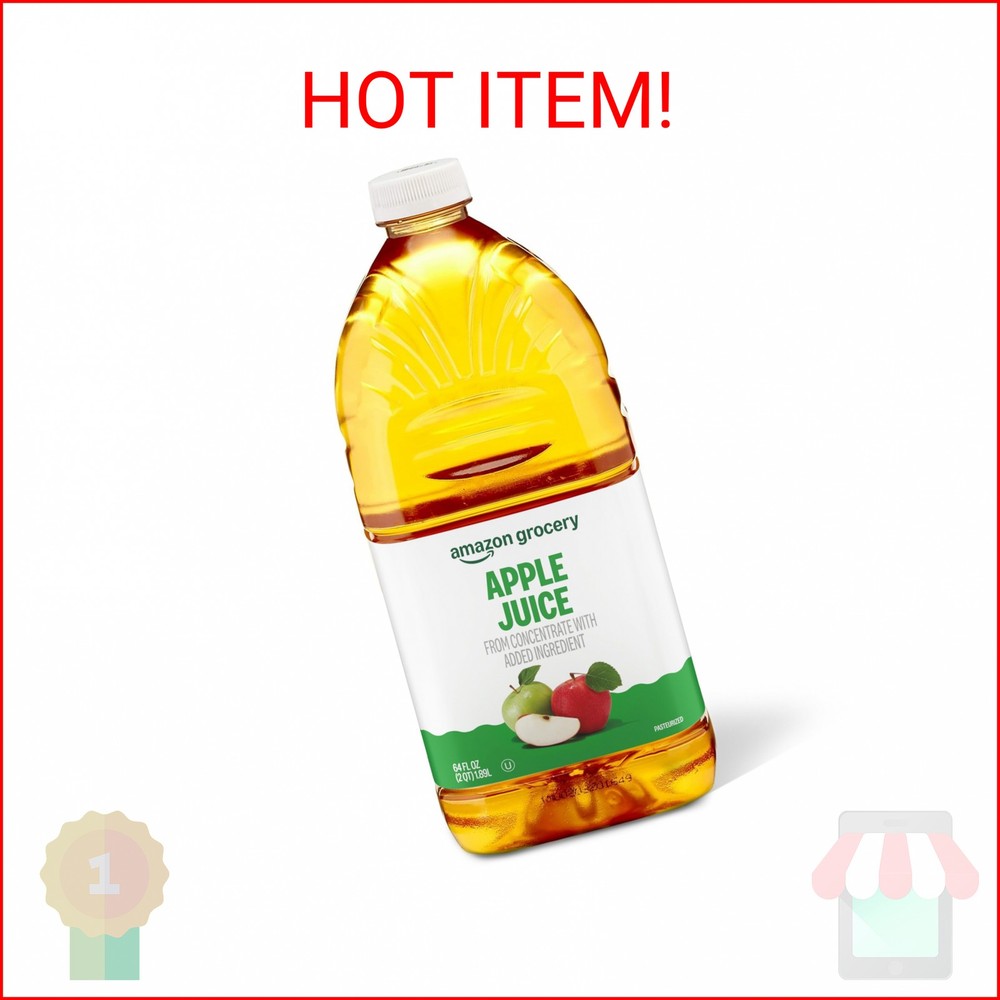 Amazon Grocery, Apple Juice, 64 Fl Oz