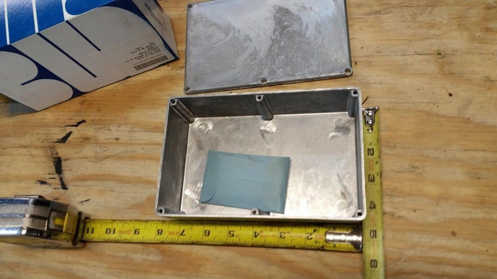 ⭐⭐TWO ⭐⭐ BUD INDUSTRIES - CU-247 - ENCLOSURE, BOX, ALUMINIUM