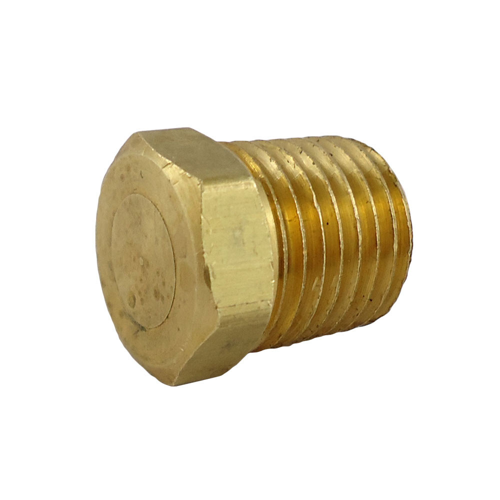 REGULATOR FITTING - ADAPTER - 1/4" MALE PIPE HEX PLUG - LEFT HAND THREAD