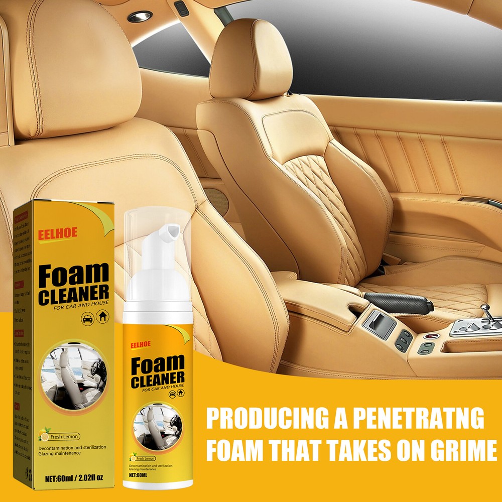 Foam Cleaner For Leather Seat Supplies Multi-Functional Decontamination