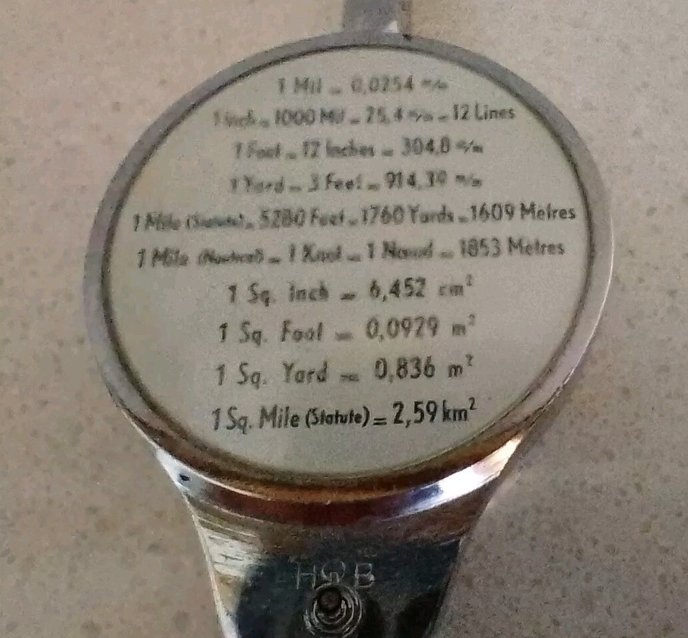 Antique Opsimeter Map Measure/ Curvimetre by Henri Burnat