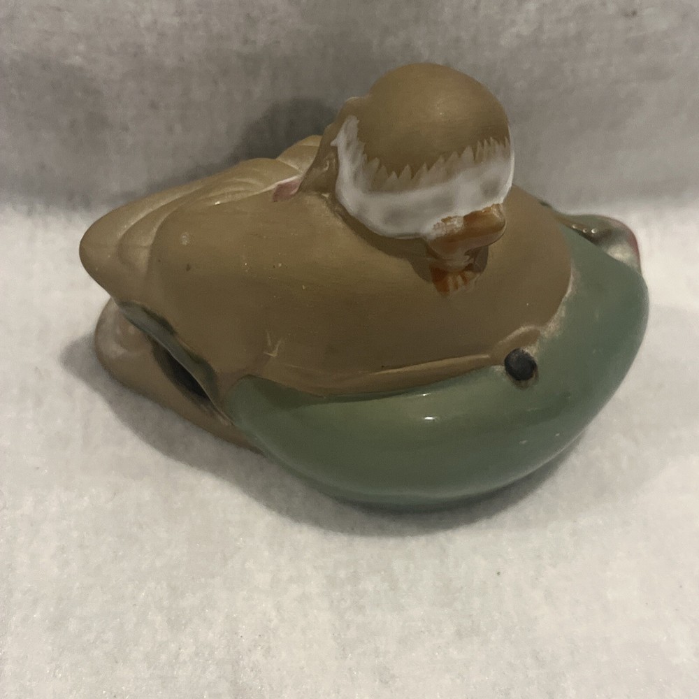 Vintage Chinese Mud Man Wise Man Insence Burner