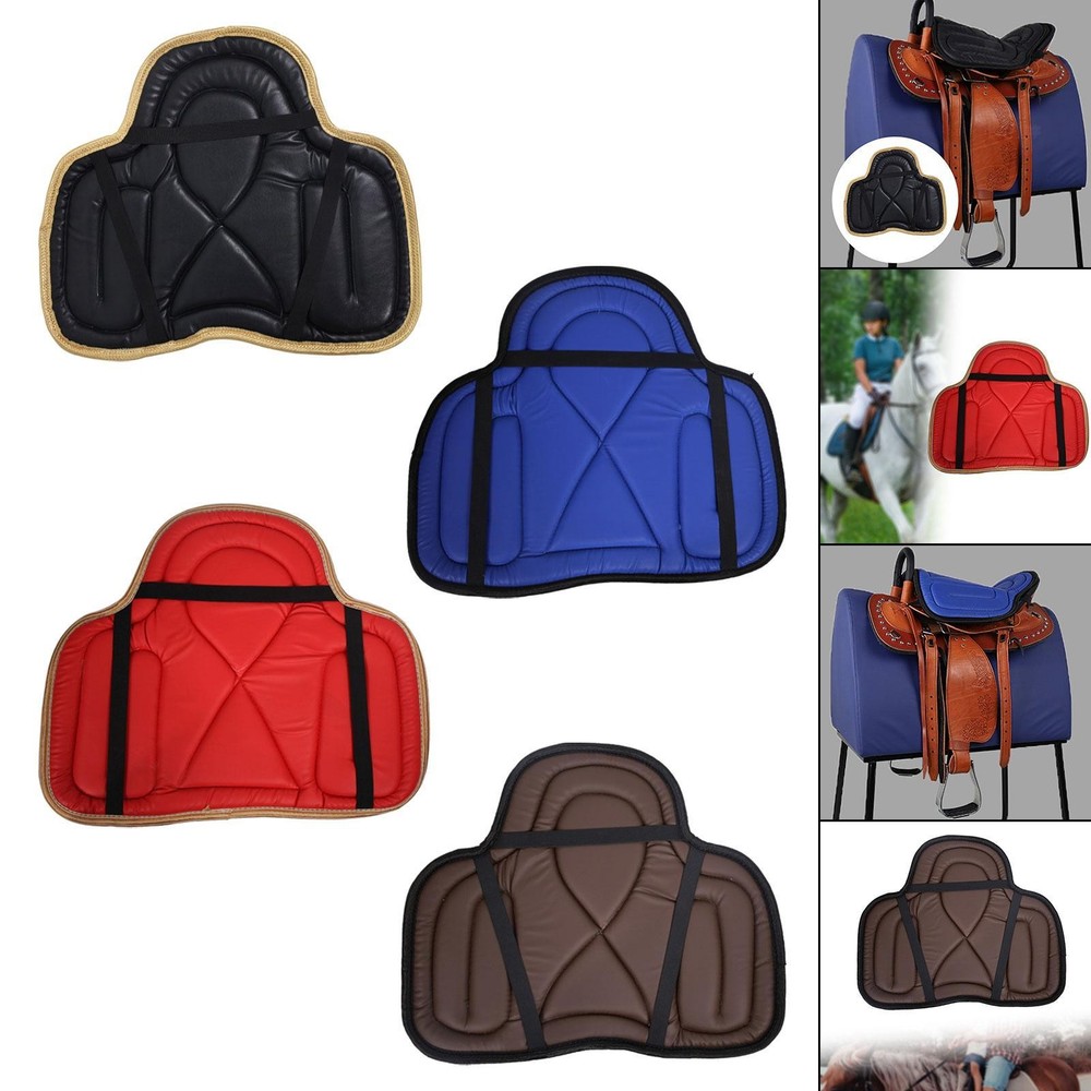 Saddle Pad Comfortable Breathable Equestrian Gear Practical Non Slip with Fixing