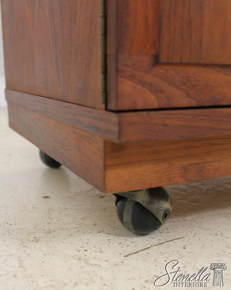 F58001: Danish Mid Century Modern Teak Tea Cart Server