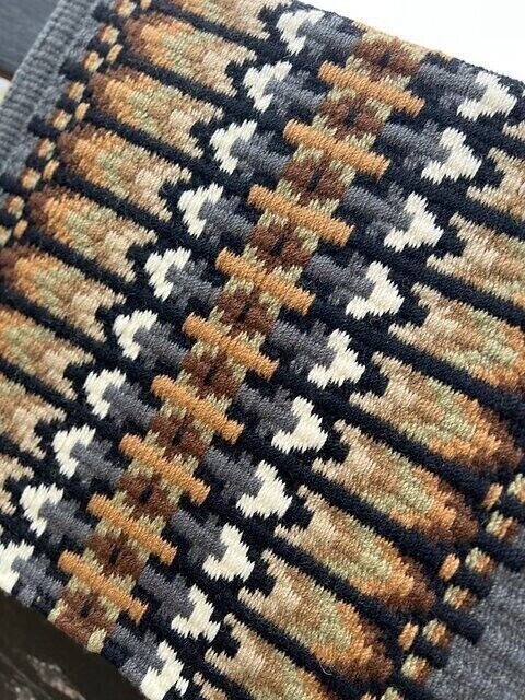 Western Show Horse Saddle Blanket Wool Design Handmade Saddle Blanket