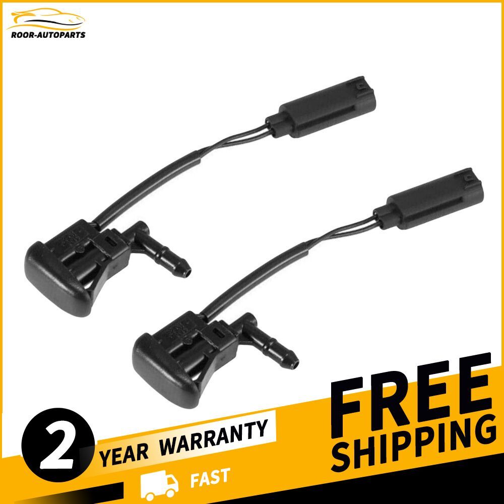 Front Windscreen Washer Nozzles Heated 2 Piece for BMW for E46 for E89 Models
