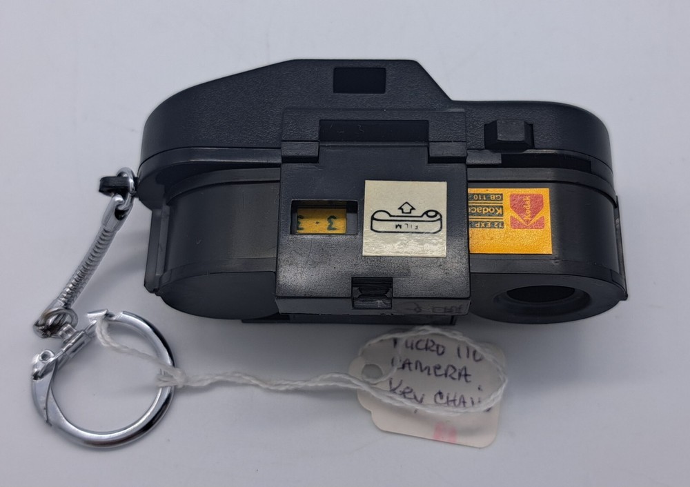 Micro 110 Camera Keychain Spy Size
