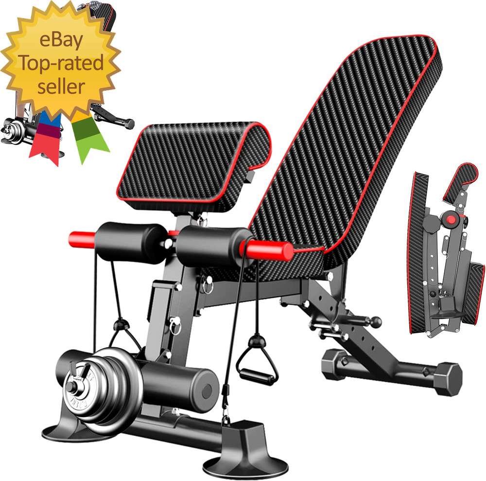 Adjustable Weight Bench Utility Workout Benches for Exercise Free Installation