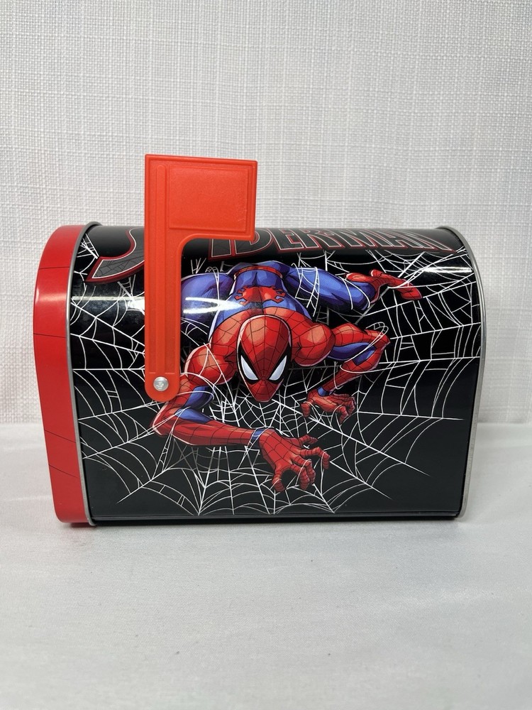 Marvel "World Of Web" Spider-Man Tin Mailbox