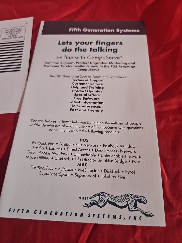 Vintage User Manual Pyro! Fifth Generation Systems & Disk 1990 Rare