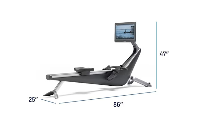 Hydrow Pro Rowing Machine with Immersive 22" HD Rotating Screen - Stows Upright