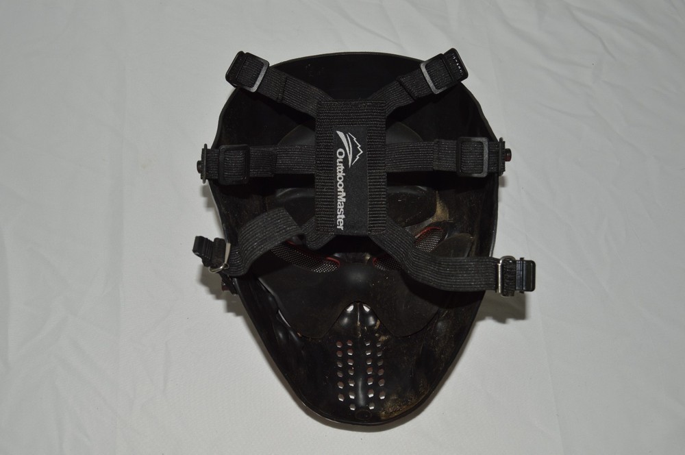 Red Mask Full Face Coverage Mask - Great for Halloween & Airsoft
