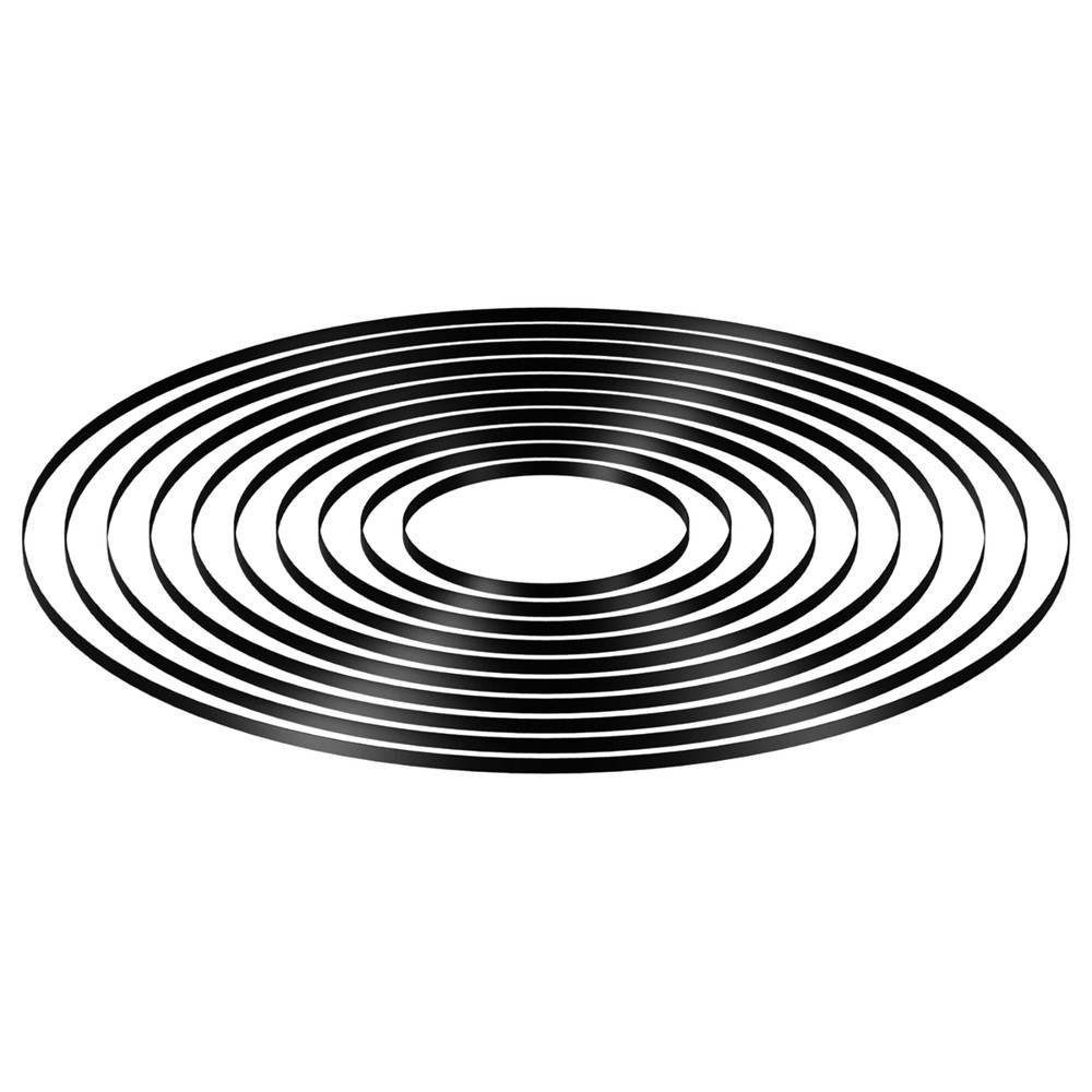 10pcs Turntable Belt Different Specifications Rubber Belt Replacement Part