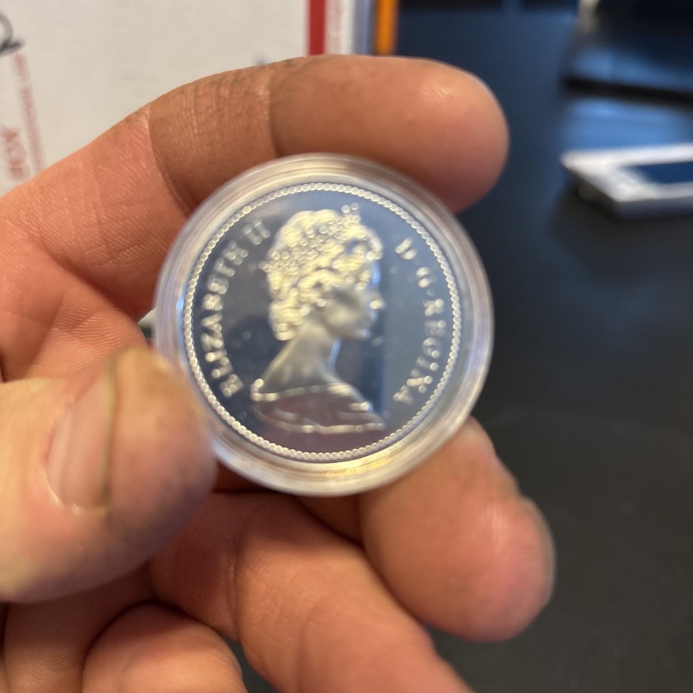 Silver Proof-Like Canada 1975 Dollar~Calgary, .500 SILVER