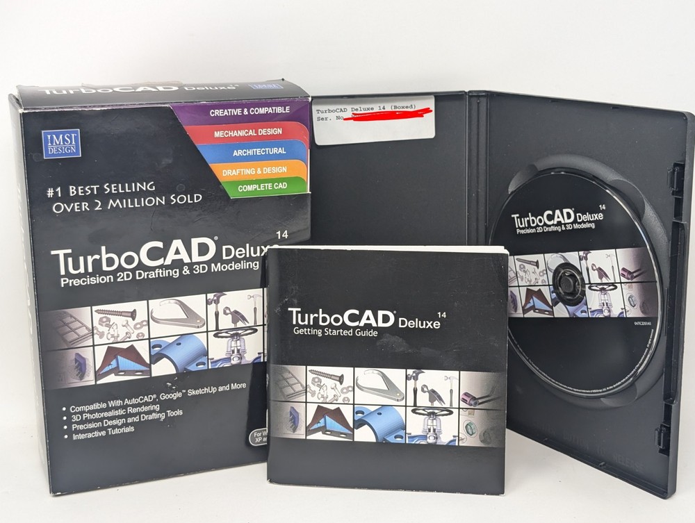 TurboCAD Deluxe 14 Precision 2D Drafting & 3D Modeling