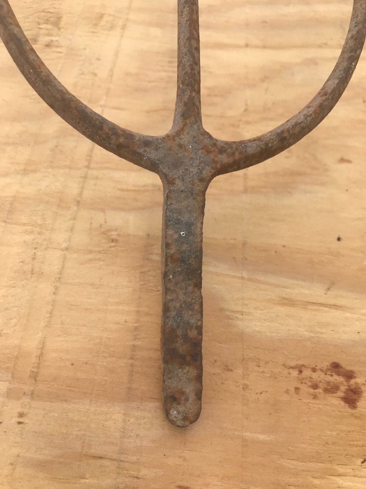 Fork Rake Head 3 Thines Rusty Rustic no handle Original Vintage Primitive Metal