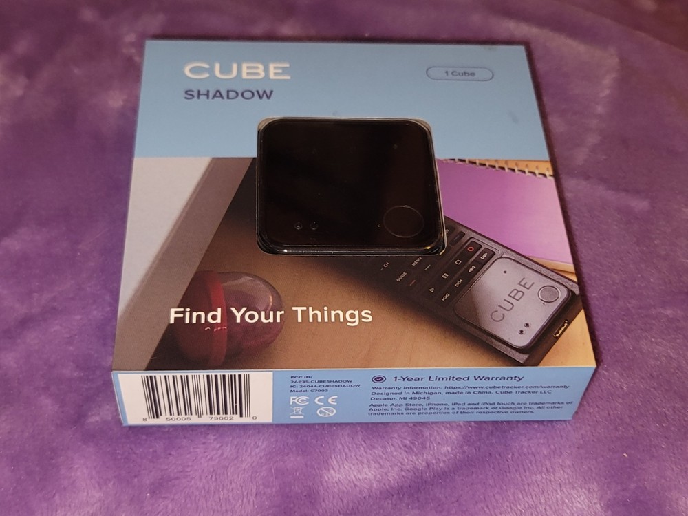 Cube Shadow Bluetooth Tracker Finder Item Locator NEW
