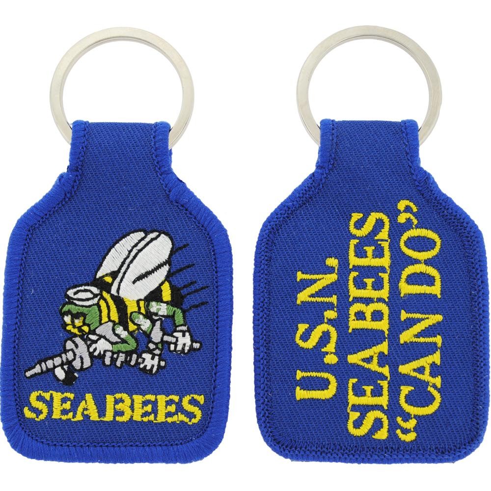 U.S. Navy Seabees Keychain 2 3/4"