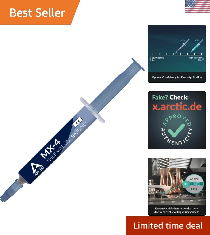 Brand New MX-4 Thermal Paste 4g for CPU GPU