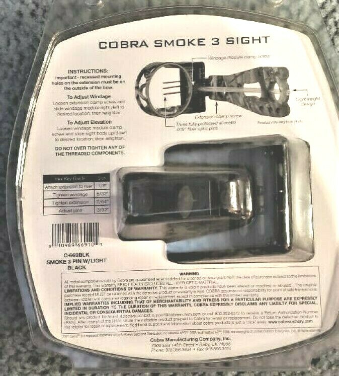 COBRA SMOKE 3 SIGHT