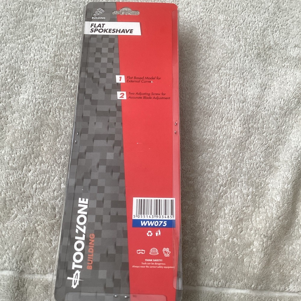 Toolzone Flat Base Spokeshave