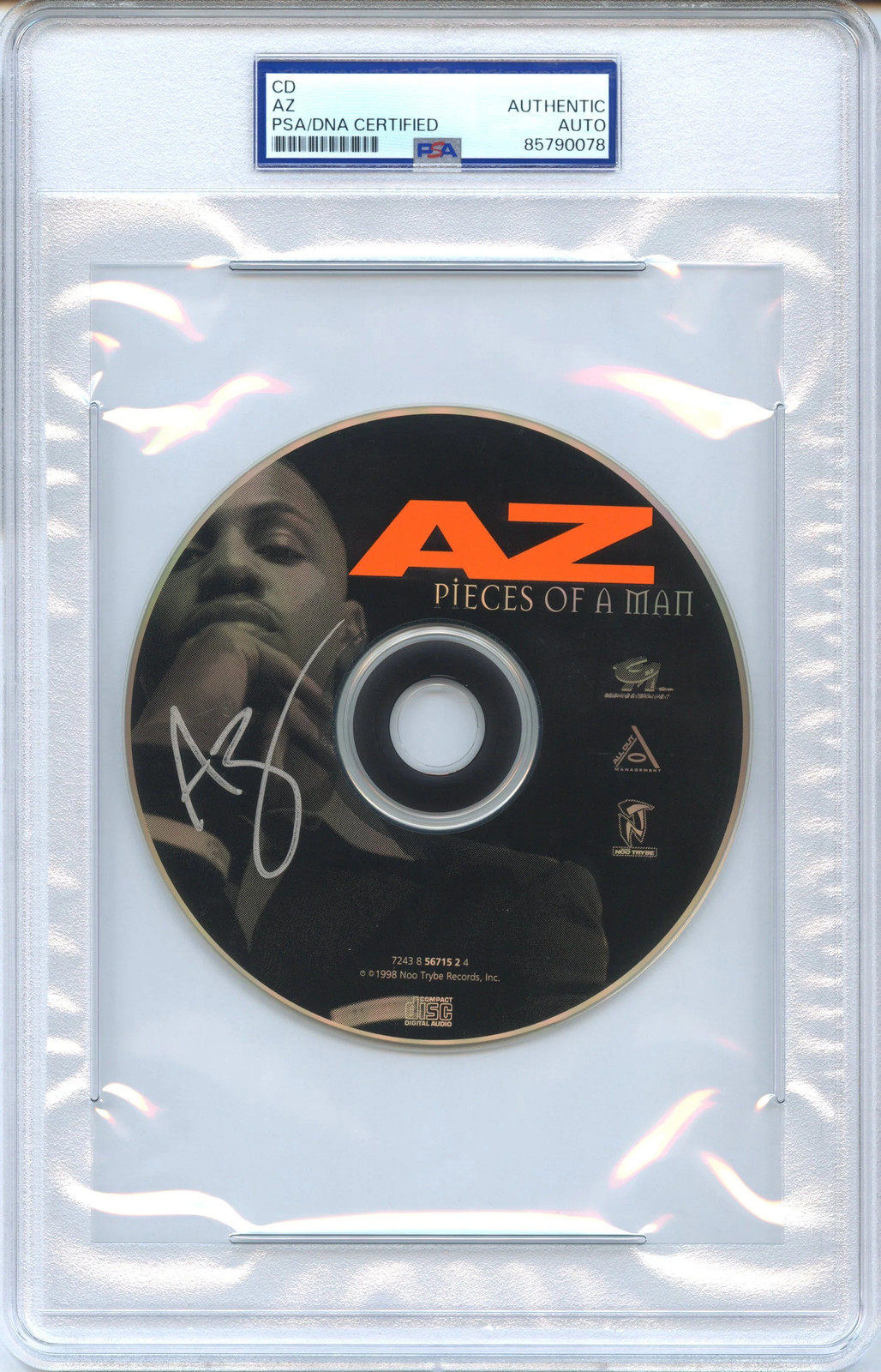 AZ Signed Autographed CD "Pieces of a Man" PSA/DNA Authenticated