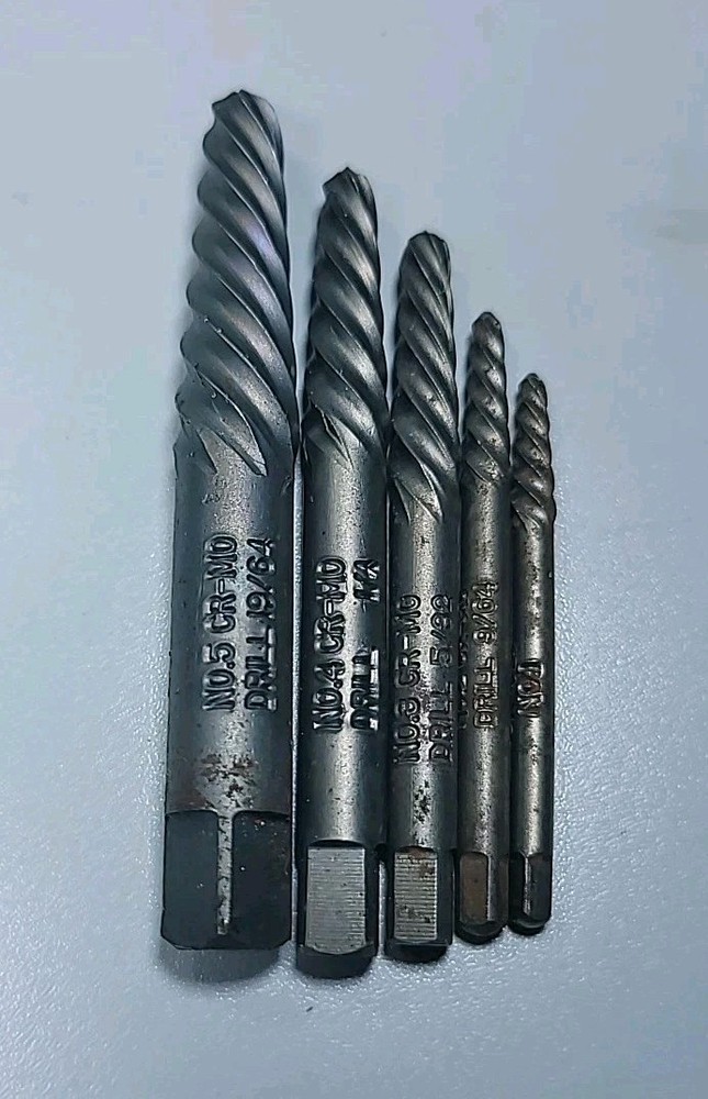 Napa Spiral Screw Extractor Set