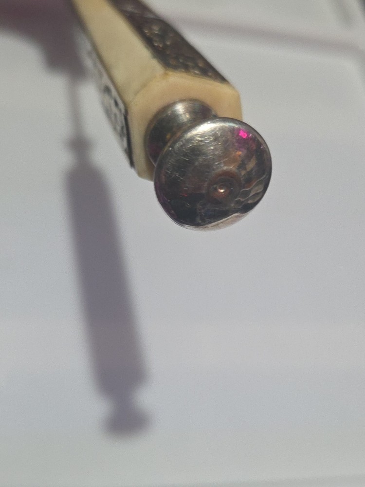 14" Silver Plated Candle Snuffer