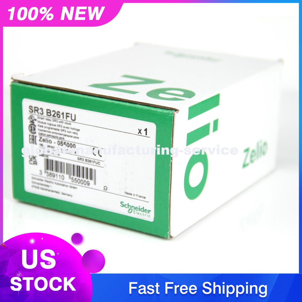 NEW Schneider SR3B261FU Relay Electric Extendable Modular PLC
