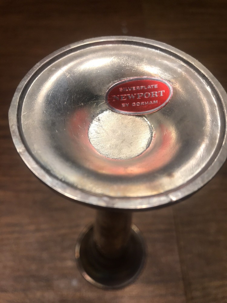 Newport Gorham Silverplate Vintage Candle Holder