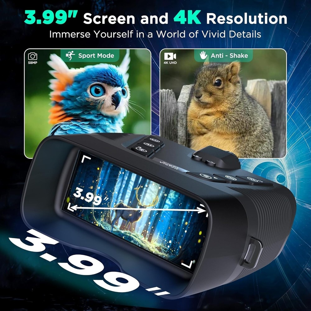 Night Vision Goggles, 58MP Full-Color