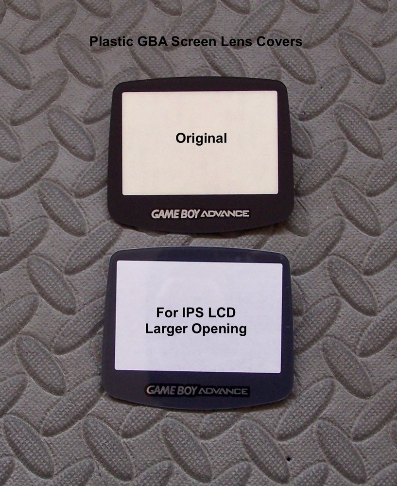 Game Boy Advance (GBA) Screen Protector (Lens)- Plastic Original or Plastic IPS
