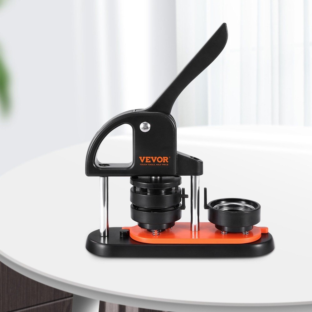 58mm Button Crafting Machine with Ergonomic Arc Press & Panda Magic Book