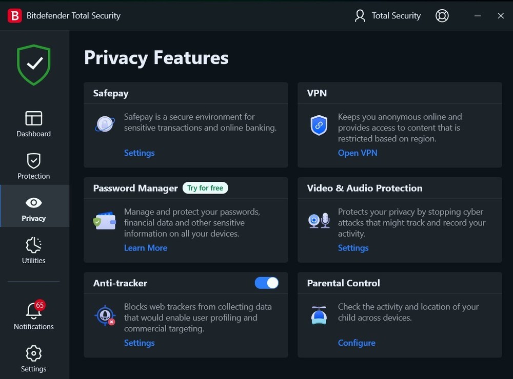 Bitdefender Security - 2 Years 1 Windows PC + (Total Security)