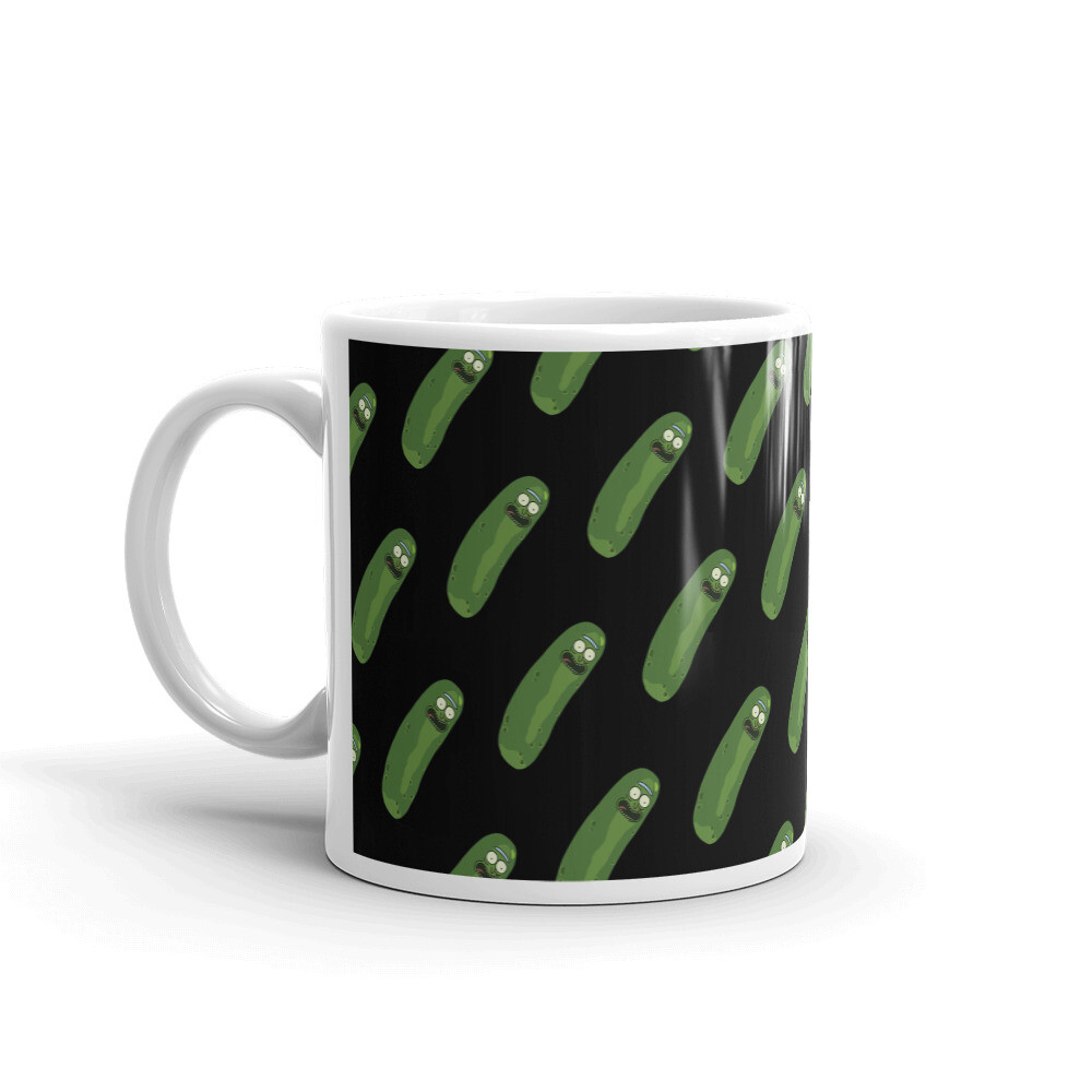 Pickle Rick and Morty Pattern Coffee Tea Ceramic Mug Office Work Cup Gift