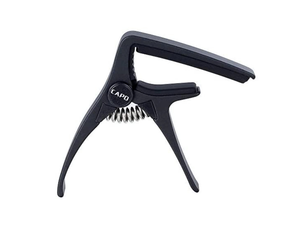 Mini 4 String Guitar Capo, Professional Ukulele Capo (BLACK)