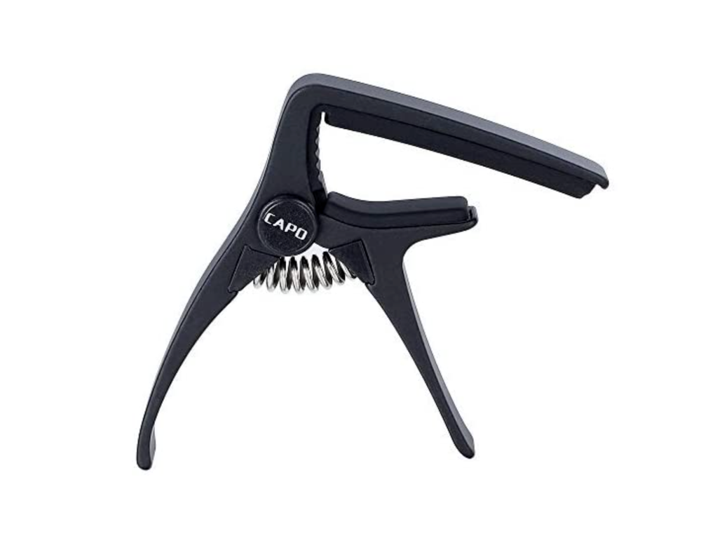 Mini 4 String Guitar Capo, Professional Ukulele Capo (BLACK)