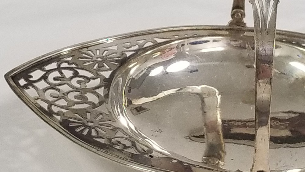 GORHAM STERLING SILVER LACY BASKET 1911
