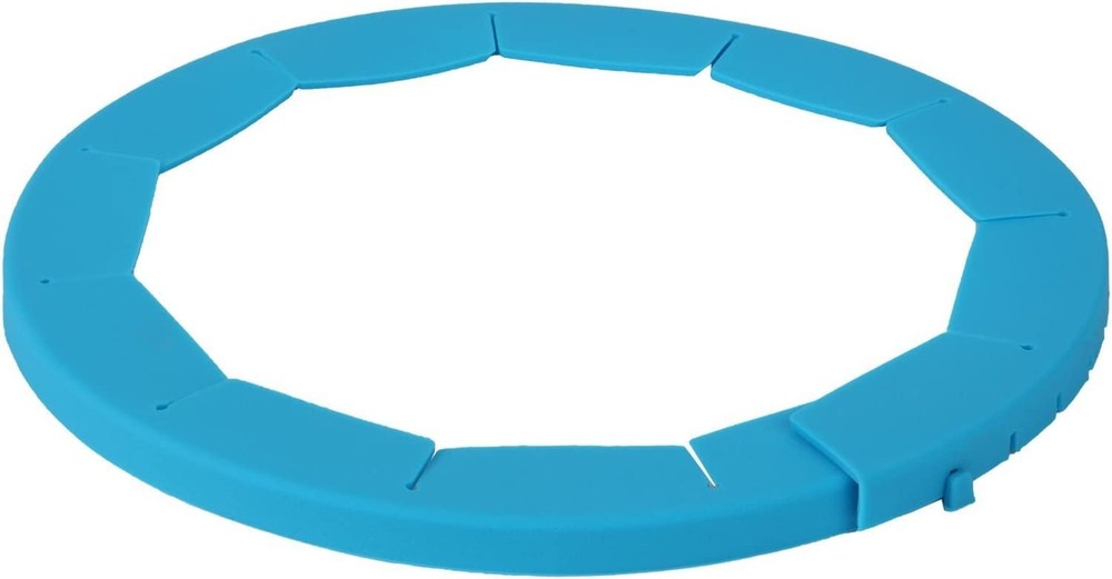 SUUCARER Adjustable Pie Crust Shield Silicone Protector, Large, Blue