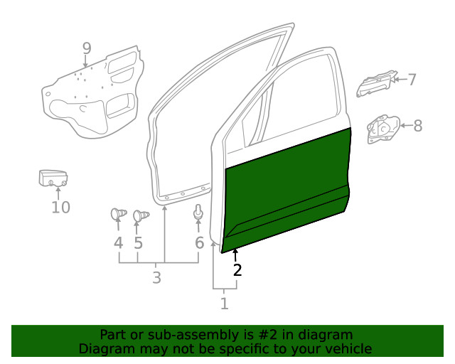 Genuine GM Outer Panel 88969764