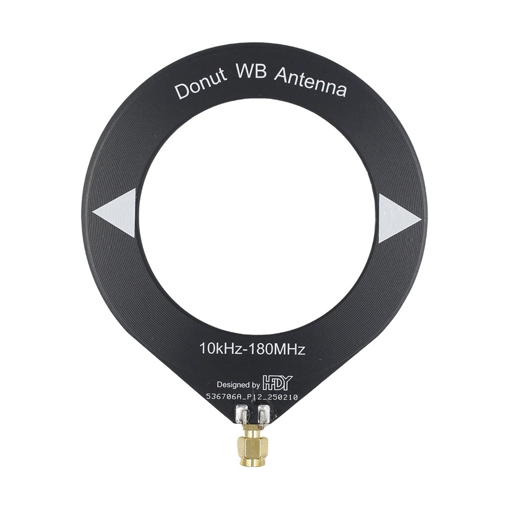 10kHz-180MHz Full-Band Coverage Ring Donut Antenna Support Shortwave/Medium Wave