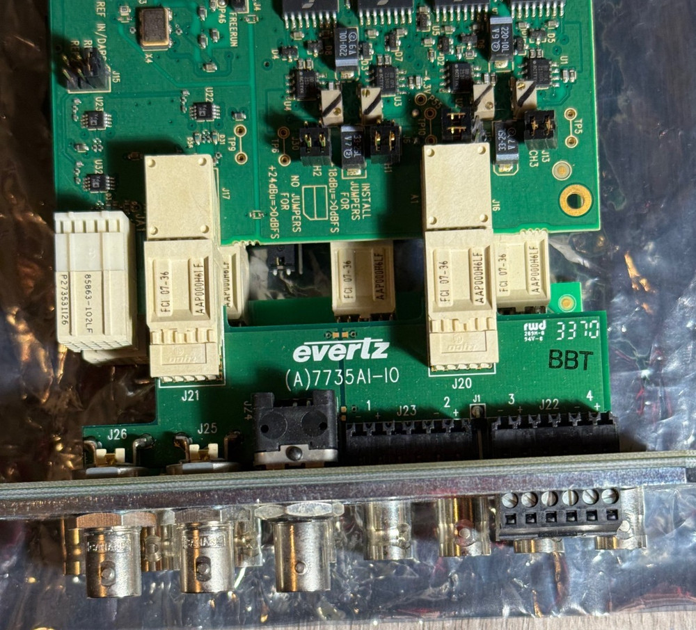 Evertz, 7735AI Audio Interface Module New